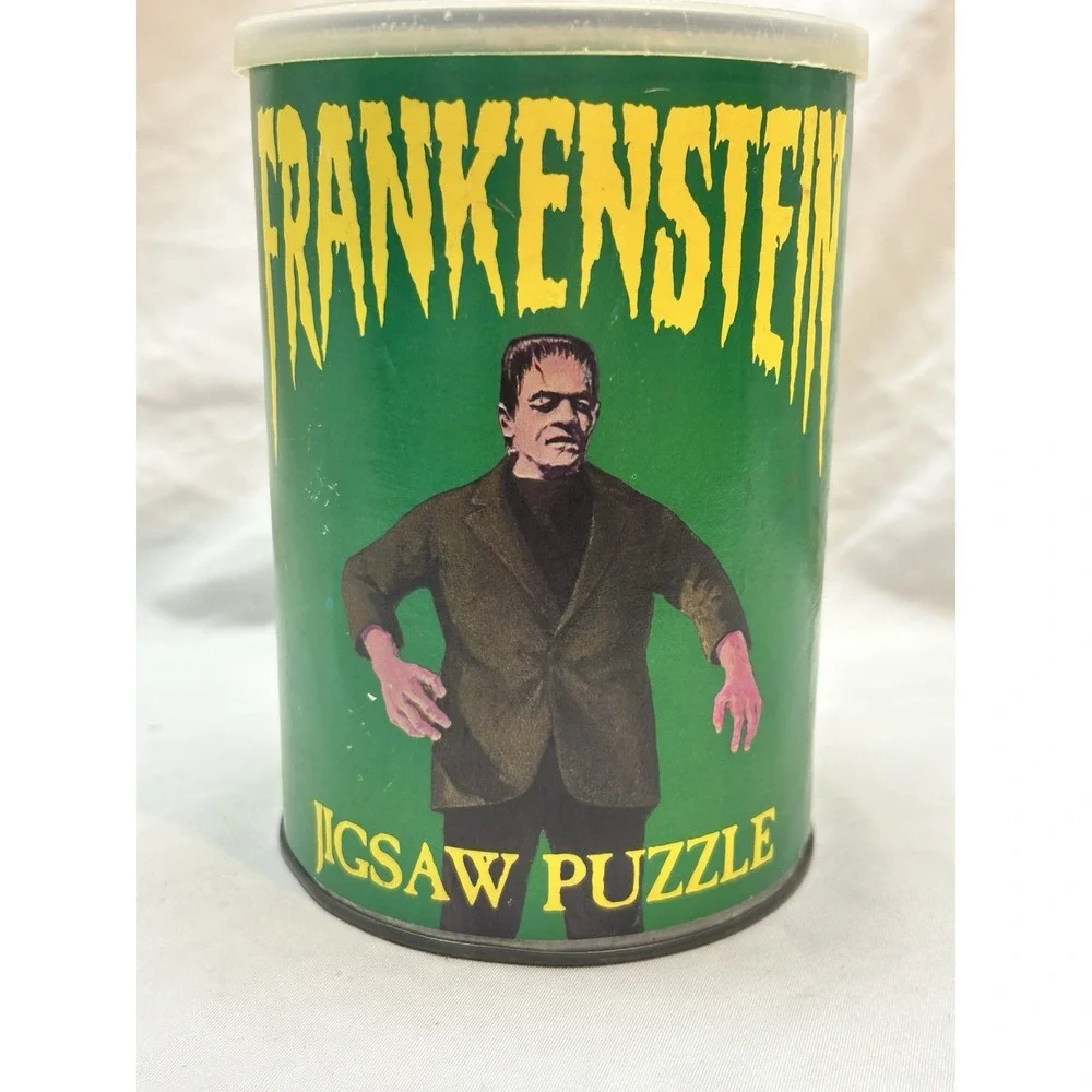 APC Frankenstein Jigsaw Puzzle # 1181/Vintage 1974 Complete Halloween